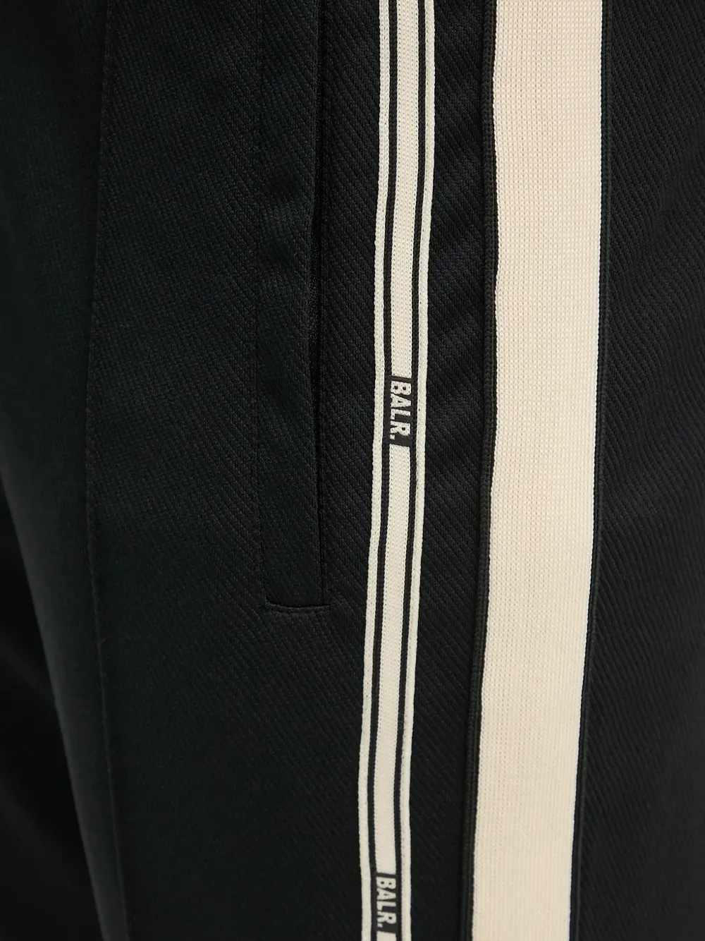 BALR. side-stripe trousers Zwart