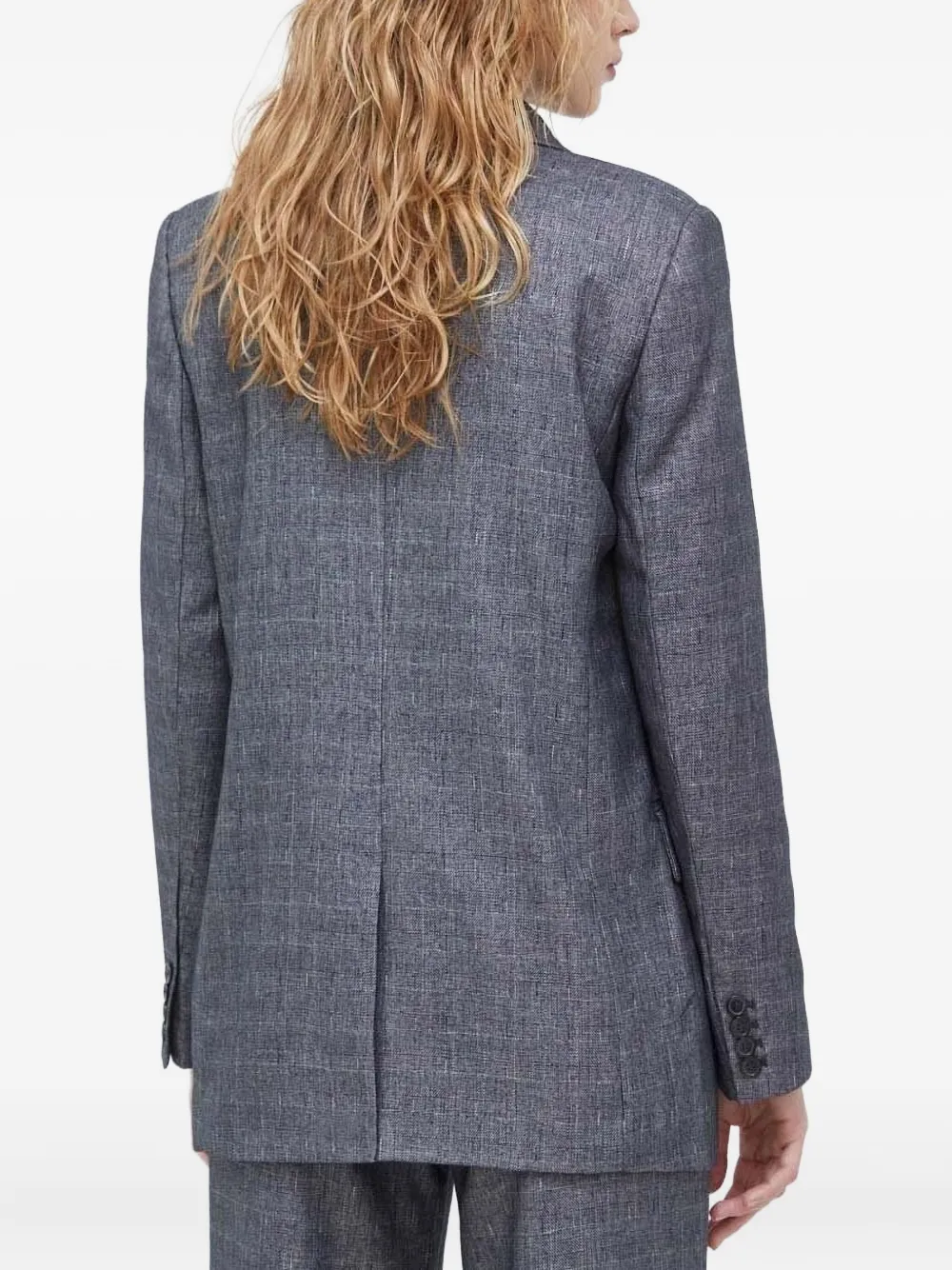 Bruuns Bazaar Blazer met enkele knoop Grijs
