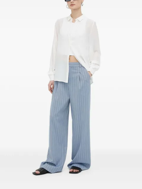 Bruuns Bazaar point-collar long-sleeve shirt