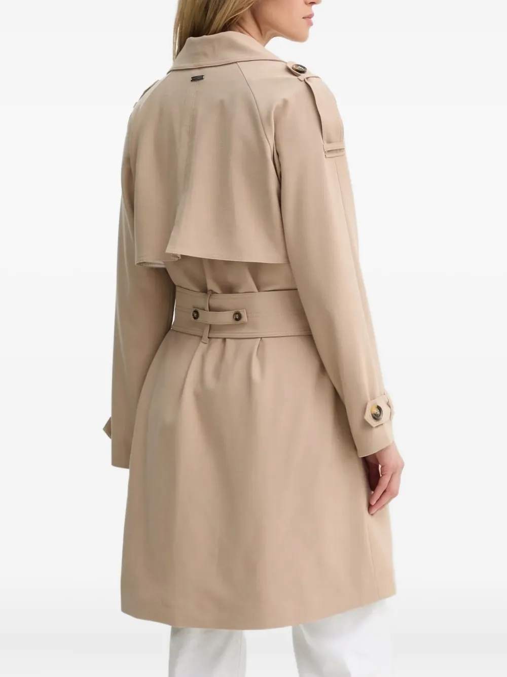 Bruuns Bazaar double-breasted belted trench coat | Trench Coats & Raincoats | Image 2
