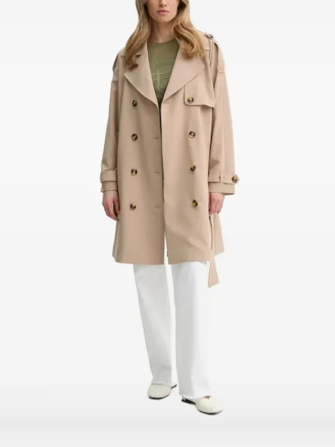 Bruuns Bazaar double-breasted belted trench coat