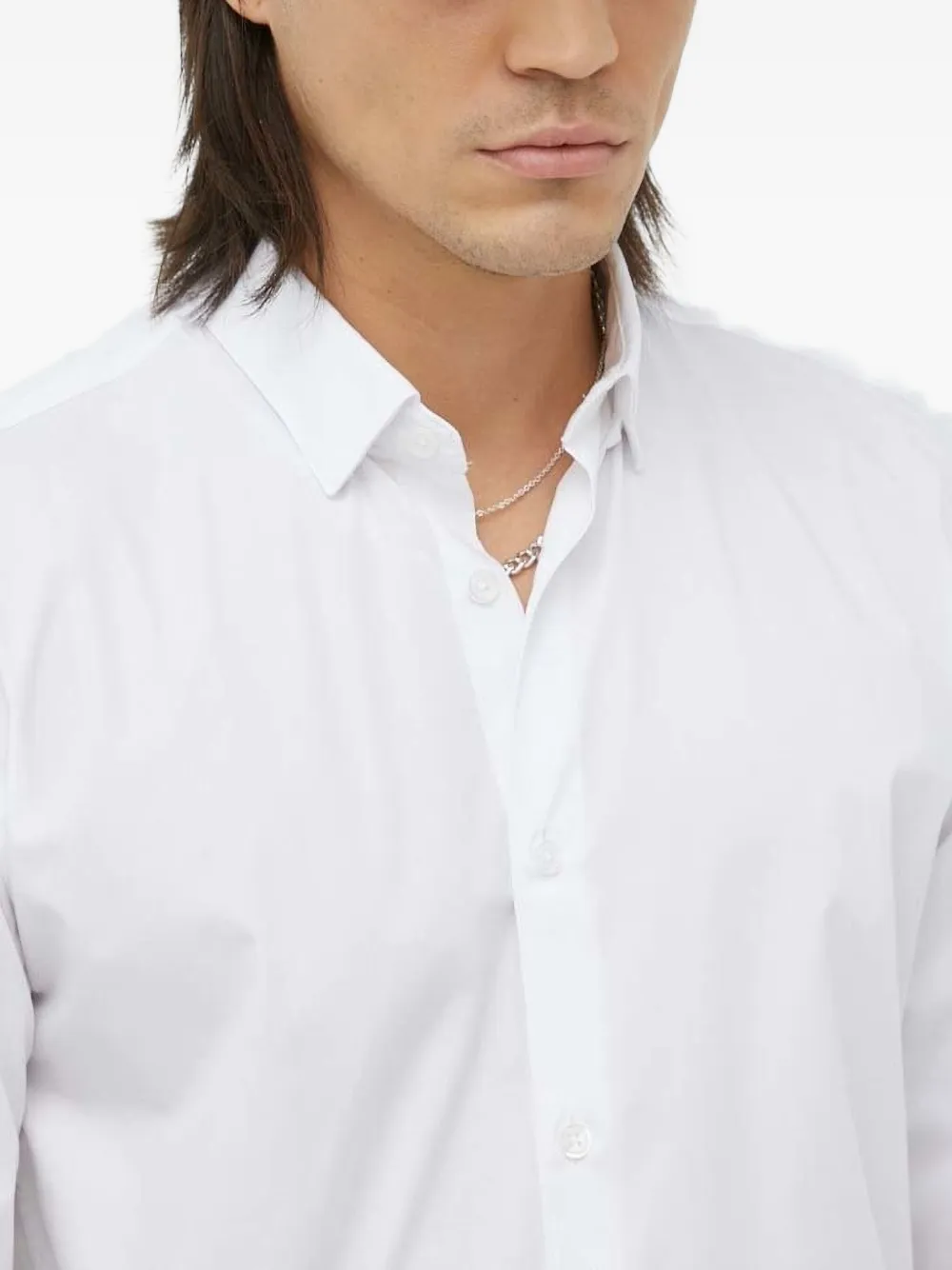 Bruuns Bazaar Long-sleeve Button-fastening Shirt In Black