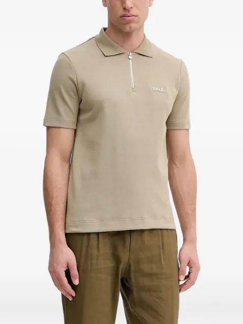 BALR. zip-neck polo shirt