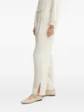 Bruuns Bazaar pleated side-split trousers - White