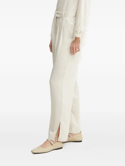 Bruuns Bazaar pleated side-split trousers