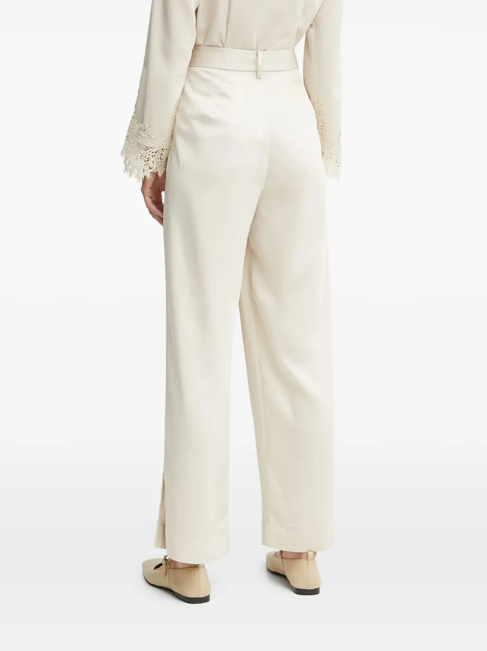 Bruuns Bazaar pleated side-split trousers | High Waisted Pants | Image 2