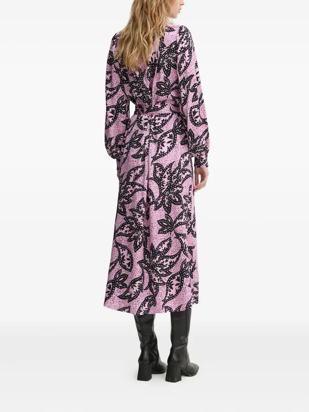 Bruuns Bazaar Floretbbcaisanas Midi Dress In Pink
