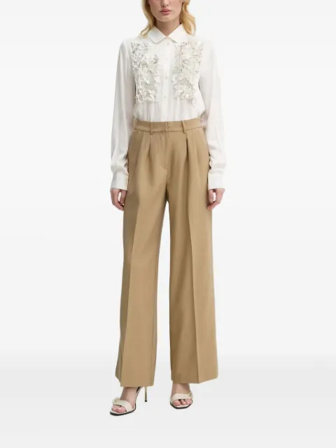 Bruuns Bazaar sequin-embellished collared shirt