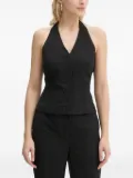 Bruuns Bazaar CorymbiaBBBelia halter-neck embellished top - Black