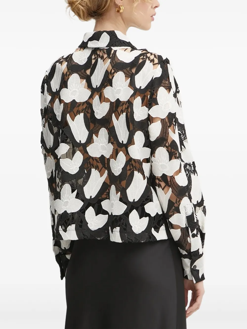 Bruuns Bazaar floral-lace shirt | Shirts | Image 2