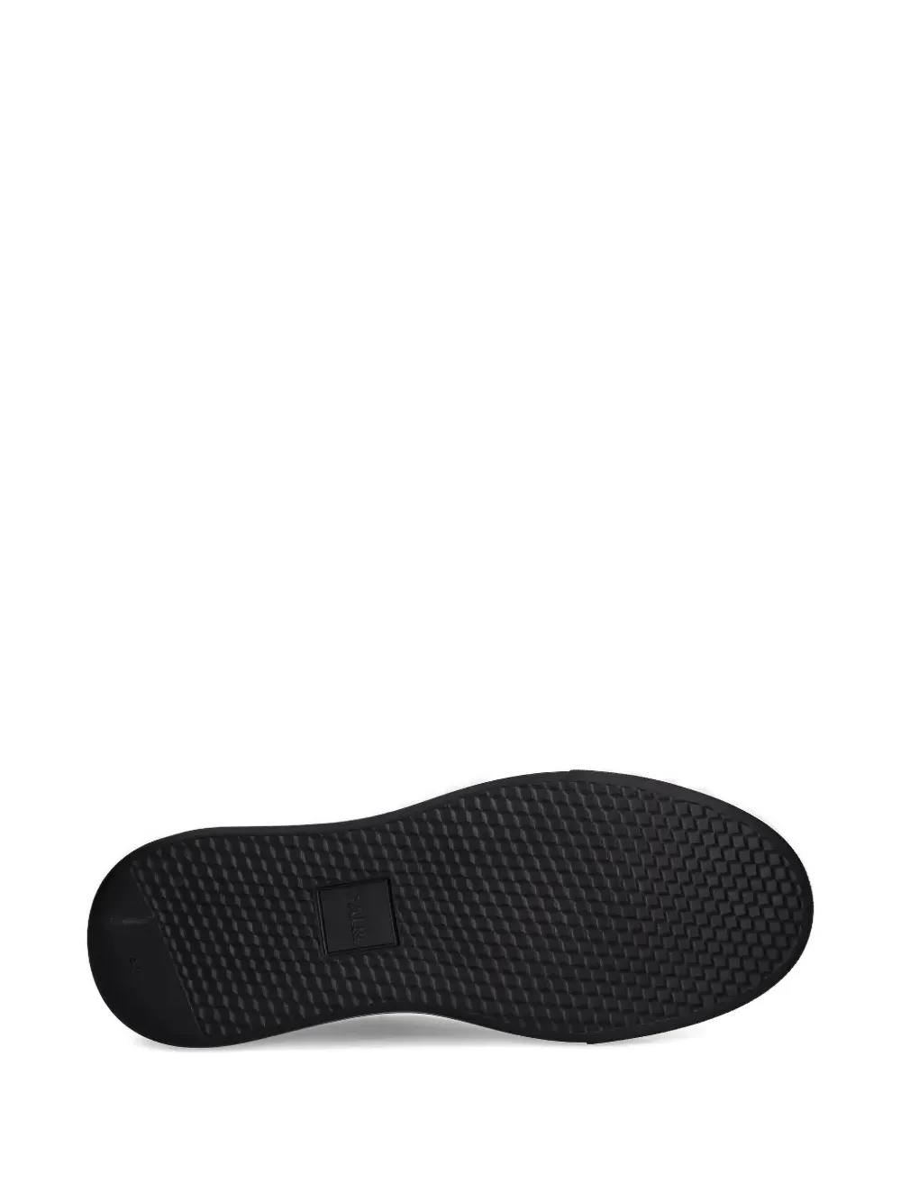 BALR. Low-top sneakers met leren vlakken Zwart