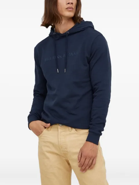 Bruuns Bazaar Bertil logo-print hoodie