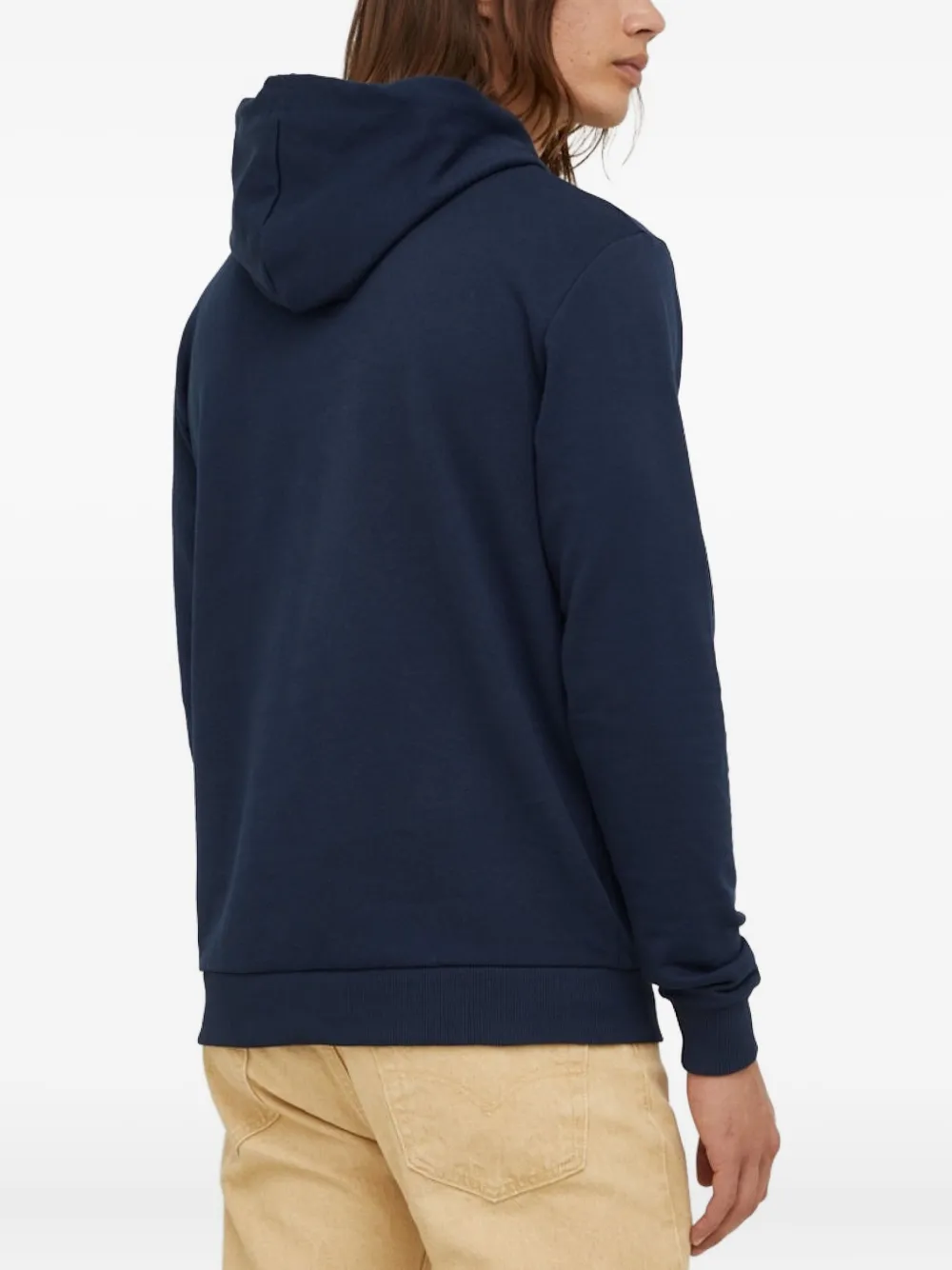 Bruuns Bazaar Bertil Logo-print Hoodie In Blue