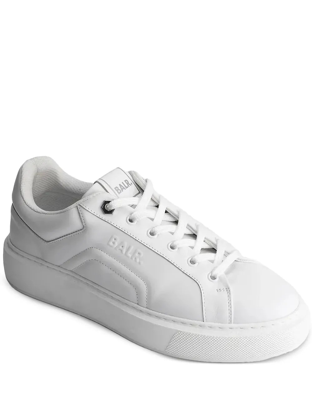 BALR. embossed-logo platform sneakers White
