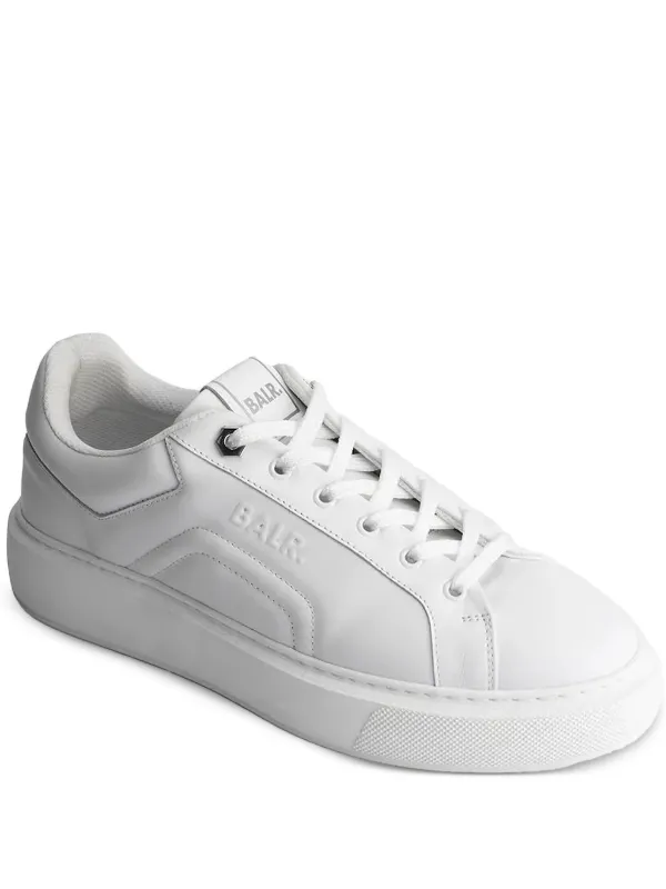 BALR. embossed-logo Platform Sneakers | White | FARFETCH