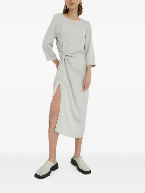 Bruuns Bazaar twist-front midi dress