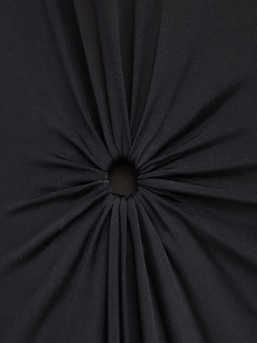 Twist-Detail Long-Sleeve Maxi Dress