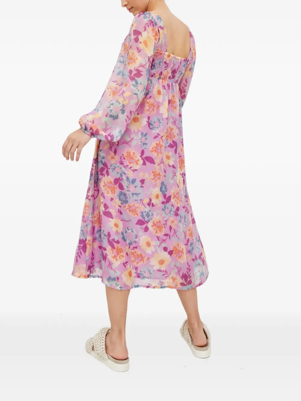 Billabong Paradise Love Salty Blonde midi-jurk met bloemenprint Paars