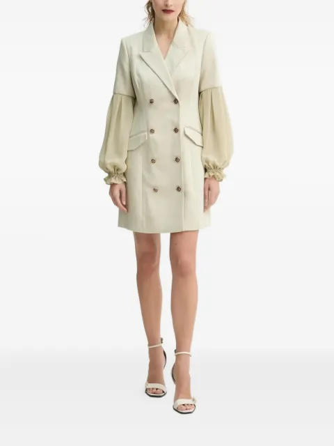 Bruuns Bazaar Trudy double-breasted balloon-sleeve mini dress