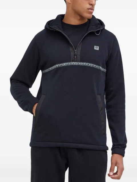 Billabong half-zip band-detail hoodie