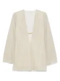 Oséree chain-embellished plunge-neck mini dress - Gold