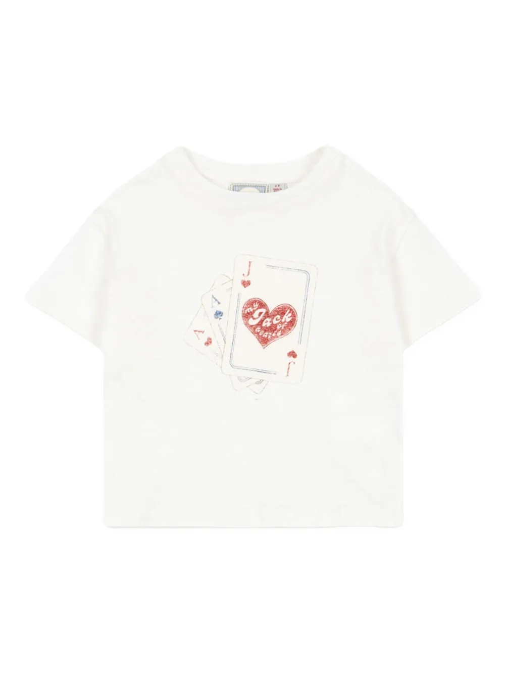 Konges Sløjd x RHW playing cards T-shirt Wit