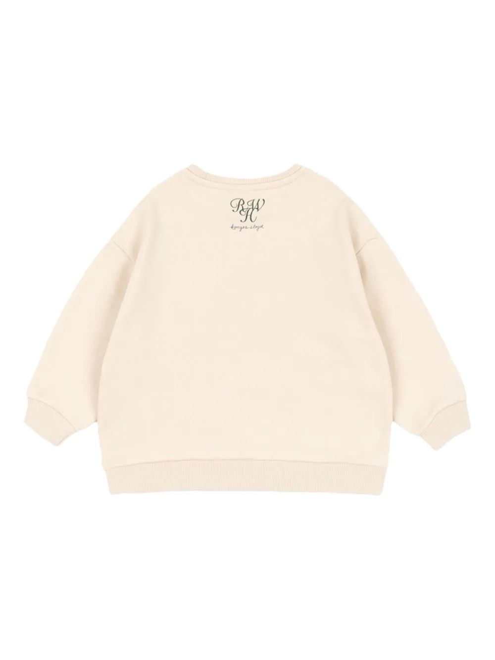 Konges Sløjd X Rhw Logo-detail Sweatshirt In White