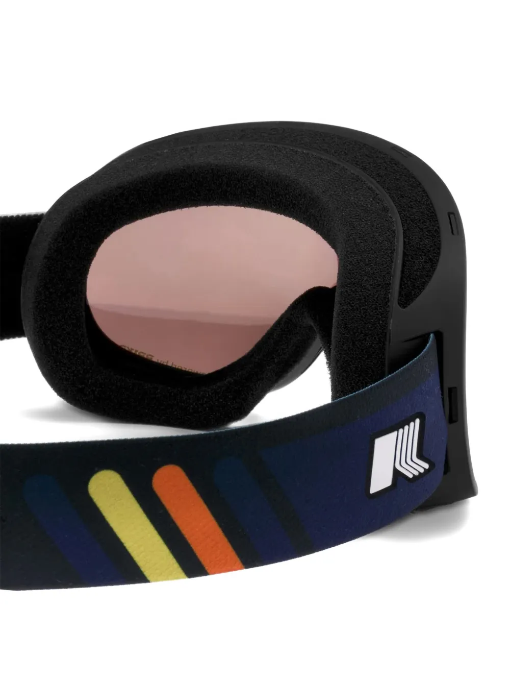 K-Way Manny skibril met gestreept bandje Blauw