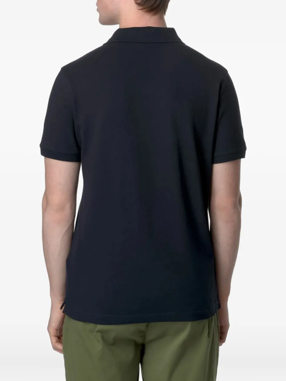 K-Way Piqué poloshirt Blauw