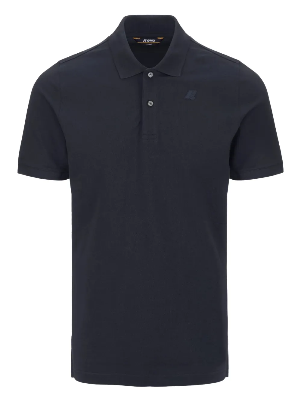 K-Way Piqué poloshirt Blauw