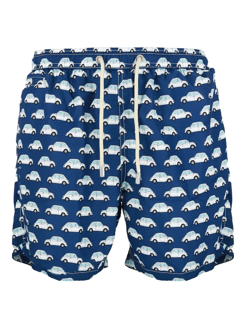 MC2 Saint Barth car-print swim shorts Blauw