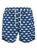 MC2 Saint Barth car-print swim shorts - Blue