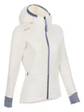 LAMUNT Antje hooded zip-up jacket - White