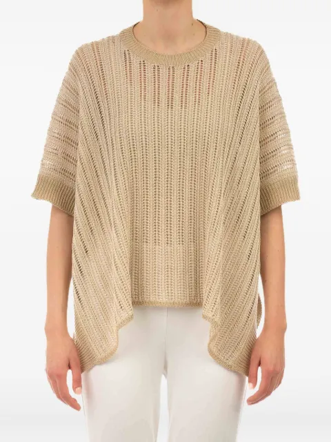 Le Tricot Perugia open-knit top