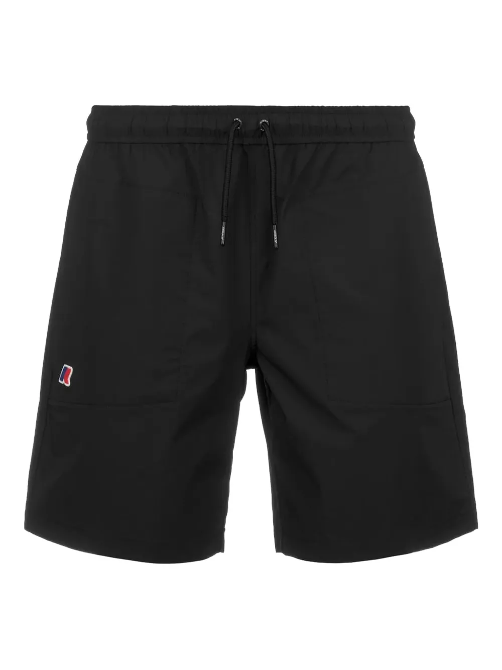 K-Way Trainingsshorts met trekkoord en logodetail Zwart
