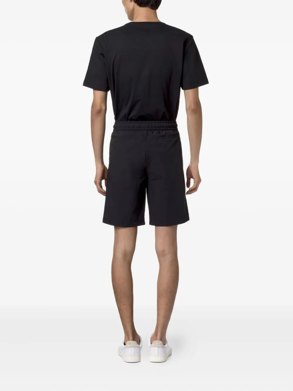 K-Way Trainingsshorts met trekkoord en logodetail Zwart