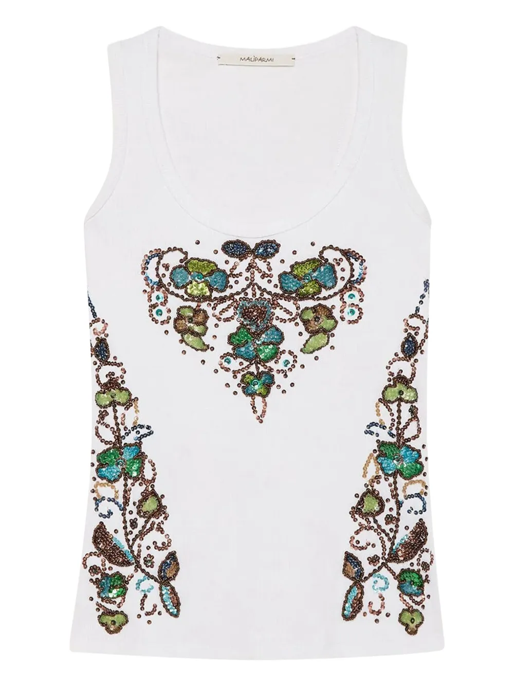 MALIPARMI embellished tank top | White | Image 1