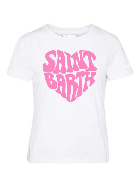 MC2 Saint Barth Emilie heart-print cotton T-shirt