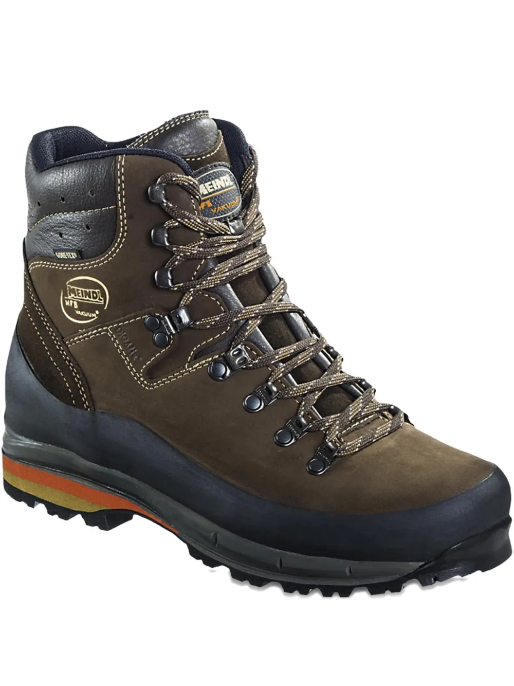 Meindl Vakuum leren wandelschoenen met veters Bruin
