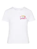 MC2 Saint Barth Emilie embroidered cotton T-shirt - White