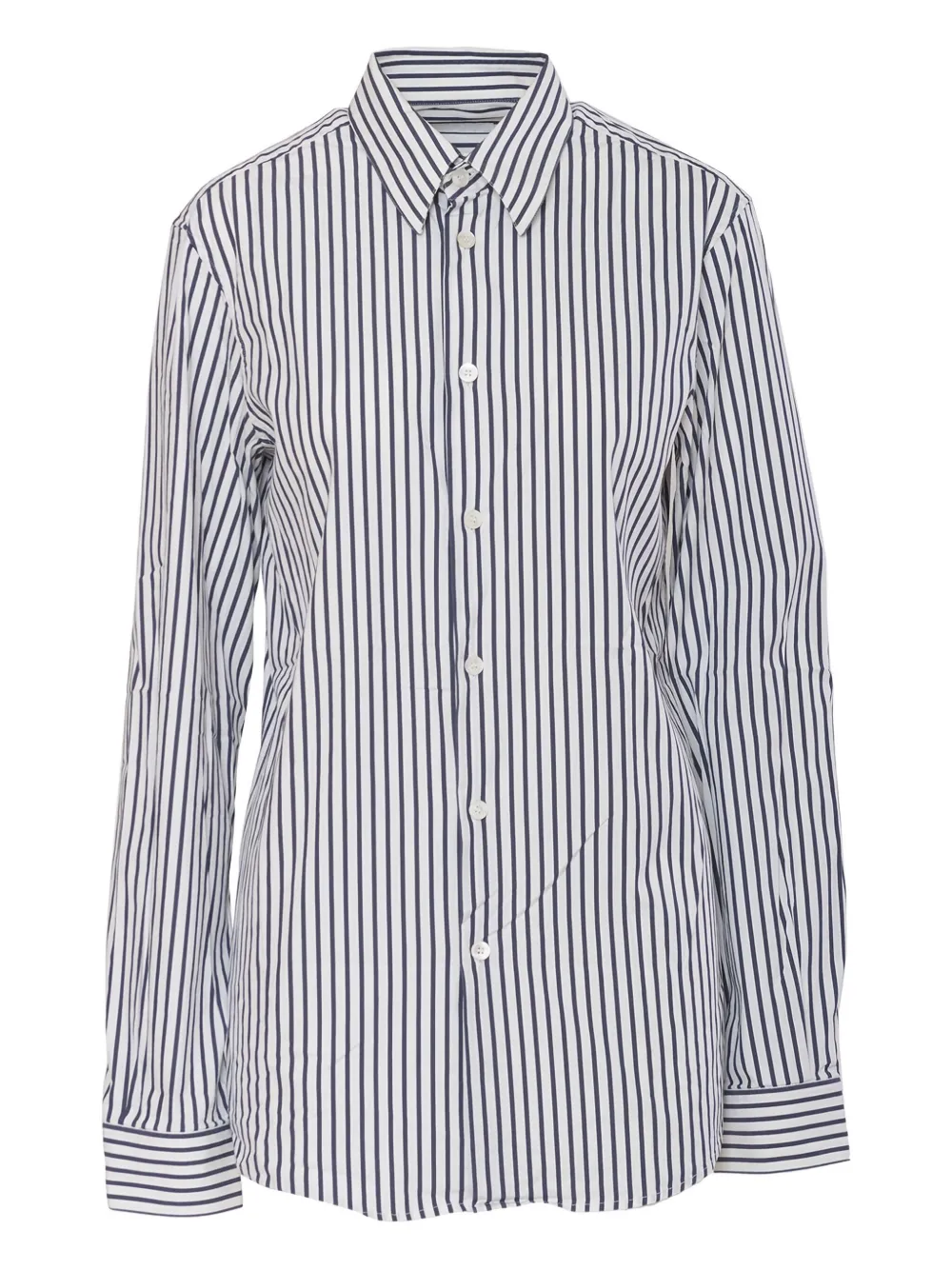 Helmut Lang Pre-Owned 2023 striped button cuff shirt | azul | Image 1