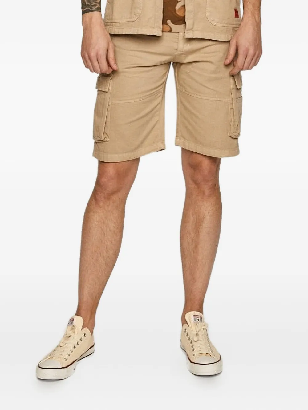 caterpillar cargo pocket shorts | Neutrals | Image 1