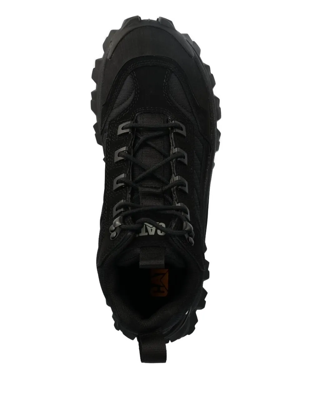 Caterpillar lace-up ridged-sole sneakers - Zwart