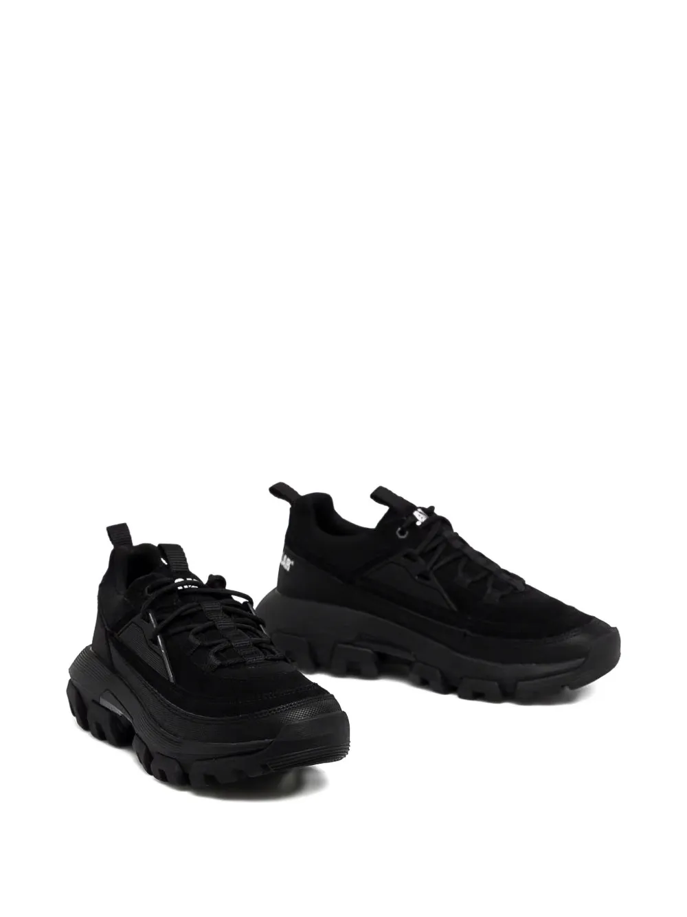 Caterpillar Suede Sneakers In Black