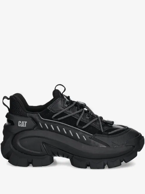 caterpillar tenis con agujetas y suela gruesa
