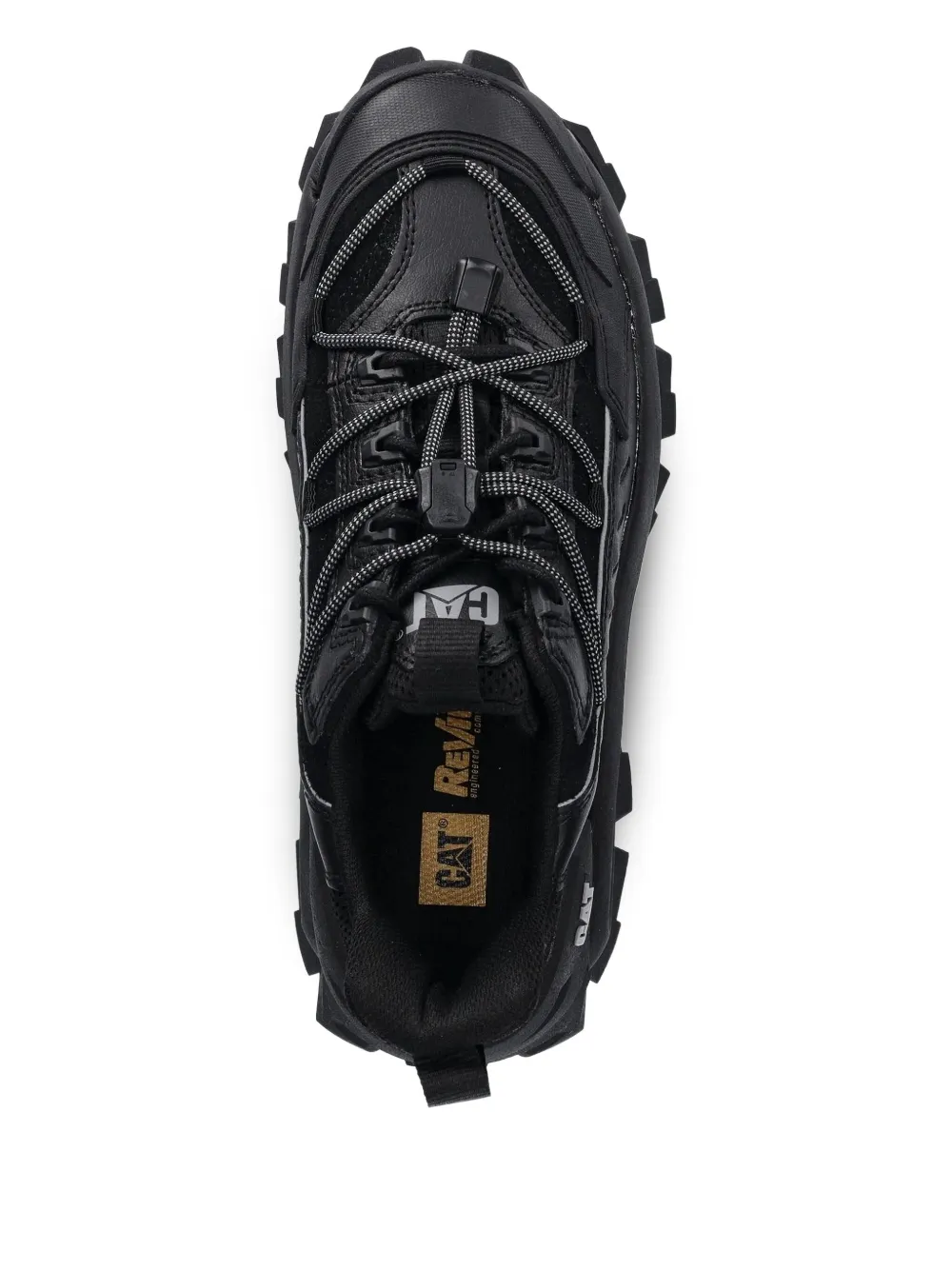 caterpillar lace-up chunky sneakers Black