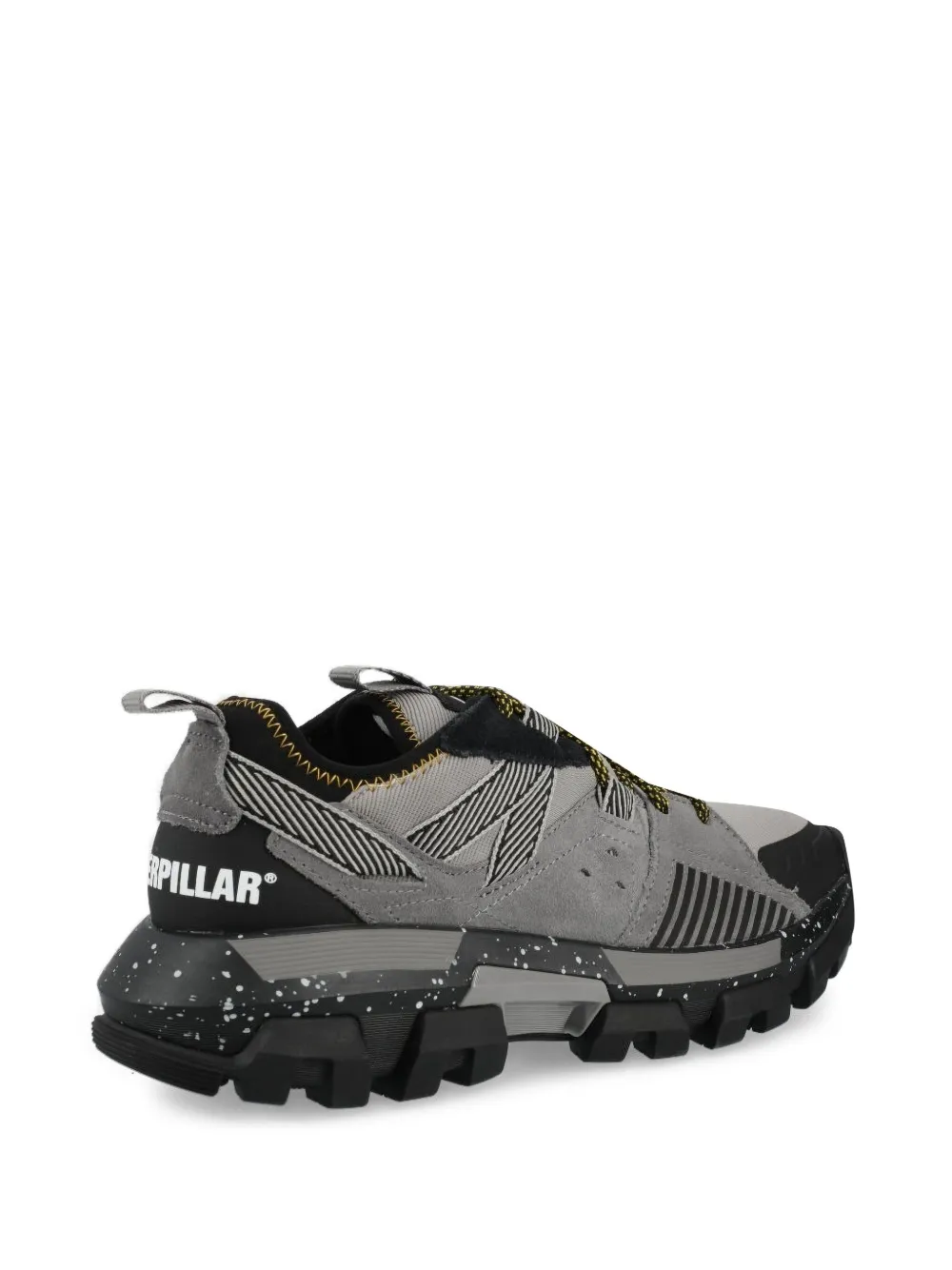 caterpillar panelled lace-up sneakers Grey