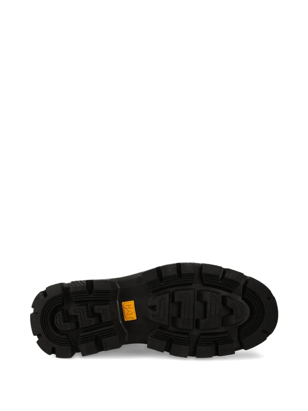 caterpillar lace-up rubber-sole boots Black
