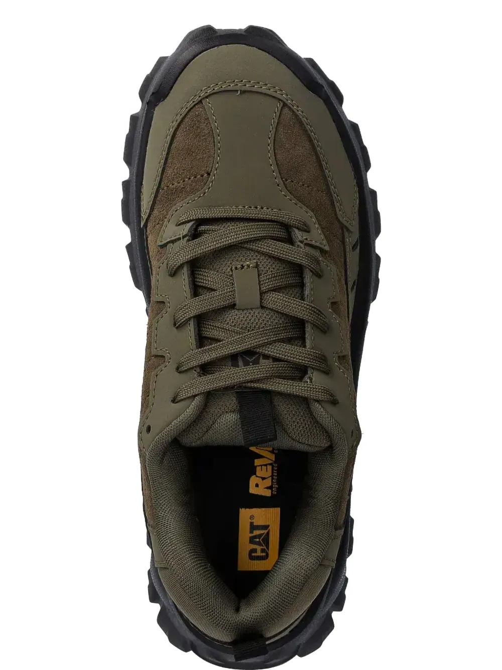 caterpillar Intruder sneakers met textuur Groen