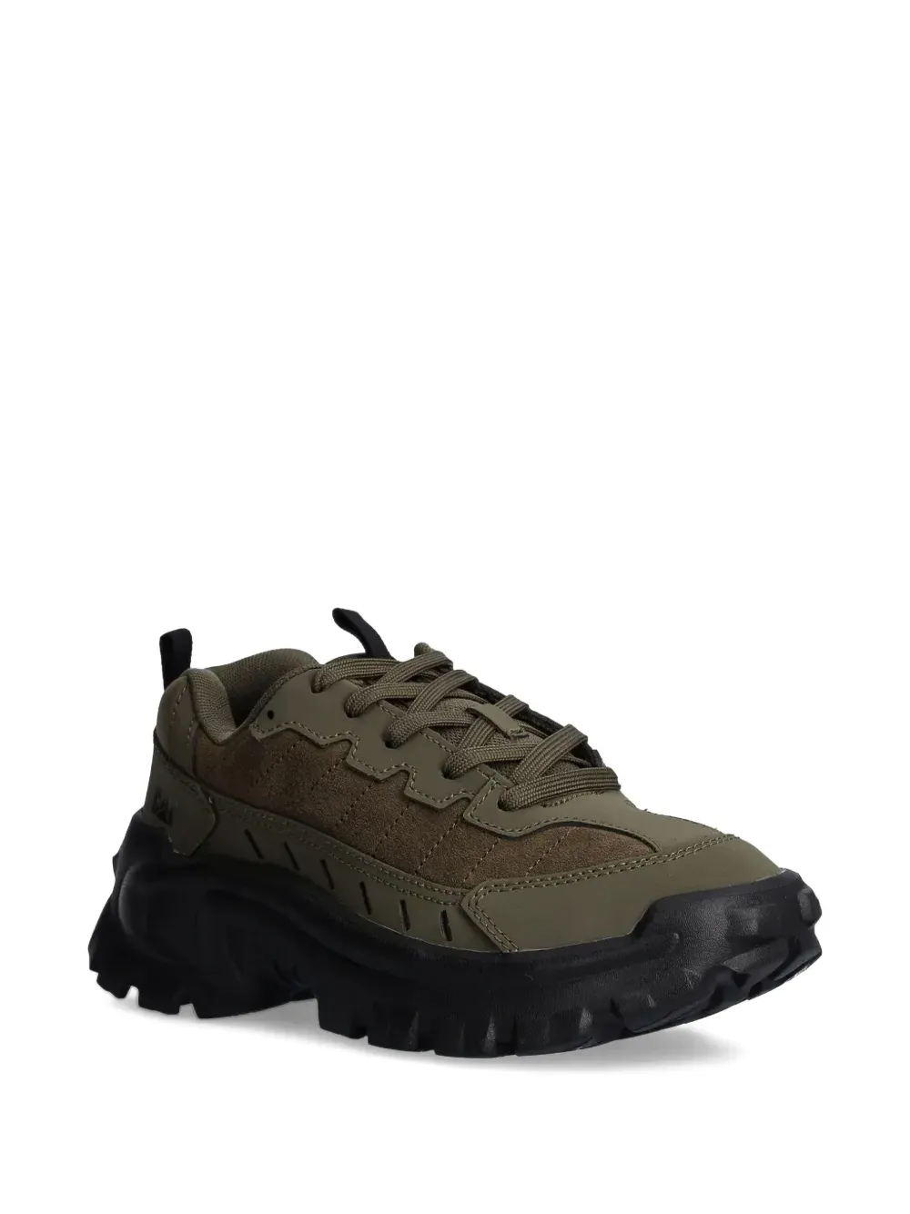 caterpillar Intruder sneakers met textuur Groen
